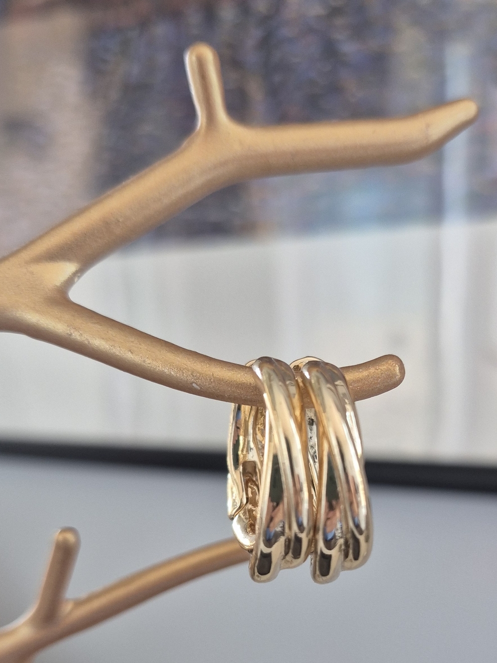 Vince Camuto Gold-Tone Multi-Band Hoop Earrings